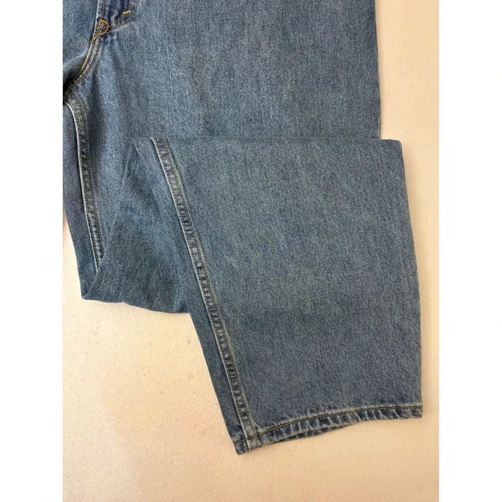 Vintage Levis 560 Comfort Fit Jeans Mens 42x32 Medium Wash Loose Tapered Denim